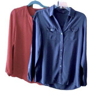 2 Blouses Sz med. EUC!